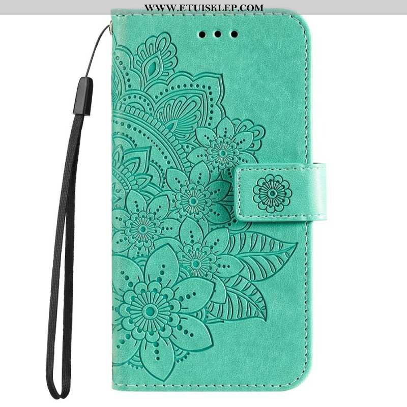 Etui Folio do Samsung Galaxy A53 5G Kwiatowa Mandala